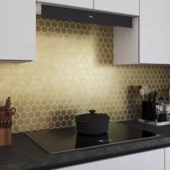 Albena Gold Metal Effect Stainless Steel Mosaic Tile Sheet, (L)300mm (W)300mm 14 Albena Gold Metal Effect Stainless Steel Mosaic Tile Sheet, (L)300mm (W)300mm -Trade point albena gold metal effect stainless steel mosaic tile sheet l 300mm w 300mm3663602434344 06i