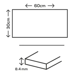Alvaro White & Gold Gloss Marble Effect Porcelain Wall & Floor Tile, Pack Of 5, (L)600mm (W)300mm -Trade point alvaro white gold gloss marble effect porcelain wall floor tile pack of 5 l 600mm w 300mm5063022022509 01t