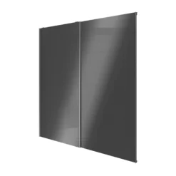 Atomia Anthracite High Gloss 2 Door Sliding Wardrobe Door Kit (H)2250mm (W)2000mm 8 Atomia Anthracite High Gloss 2 Door Sliding Wardrobe Door Kit (H)2250mm (W)2000mm -Trade point atomia anthracite high gloss 2 door sliding wardrobe door kit h 2250mm w 2000mm5059340103280 22c