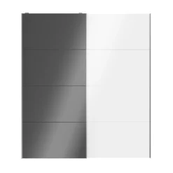 Atomia Anthracite & White High Gloss 2 Door Sliding Wardrobe Door Kit (H)2250mm (W)2000mm 11 Atomia Anthracite & White High Gloss 2 Door Sliding Wardrobe Door Kit (H)2250mm (W)2000mm -Trade point atomia anthracite white high gloss 2 door sliding wardrobe door kit h 2250mm w 2000mm5059340103389 22c