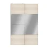 Atomia Freestanding Mirrored Oak Effect 2 Door Sliding Wardrobe Door Kit (H)2250mm (W)1500mm -Trade point atomia freestanding mirrored oak effect 2 door sliding wardrobe door kit h 2250mm w 1500mm5059340103242 21c