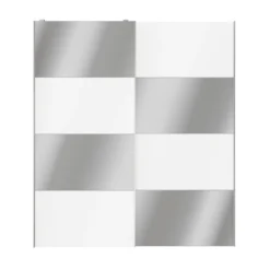 Atomia Freestanding Mirrored White 2 Door Sliding Wardrobe Door Kit (H)2250mm (W)2000mm 12 Atomia Freestanding Mirrored White 2 Door Sliding Wardrobe Door Kit (H)2250mm (W)2000mm -Trade point atomia freestanding mirrored white 2 door sliding wardrobe door kit h 2250mm w 2000mm5059340103471 24c