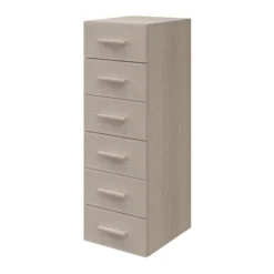 Atomia Freestanding Oak Effect 6 Drawer Tall Chest Of Drawers (H)1125mm (W)375mm (D)450mm 9 Atomia Freestanding Oak Effect 6 Drawer Tall Chest Of Drawers (H)1125mm (W)375mm (D)450mm -Trade point atomia freestanding oak effect 6 drawer tall chest of drawers h 1125mm w 375mm d 450mm5059340102603 22c