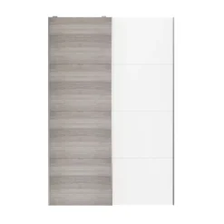 Atomia Grey & White Oak Effect 2 Door Sliding Wardrobe Door Kit (H)2250mm (W)1500mm 10 Atomia Grey & White Oak Effect 2 Door Sliding Wardrobe Door Kit (H)2250mm (W)1500mm -Trade point atomia grey white oak effect 2 door sliding wardrobe door kit h 2250mm w 1500mm5059340103167 22c