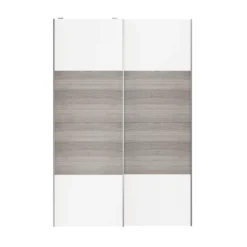 Atomia Grey & White Oak Effect 2 Door Sliding Wardrobe Door Kit (H)2250mm (W)1500mm 11 Atomia Grey & White Oak Effect 2 Door Sliding Wardrobe Door Kit (H)2250mm (W)1500mm -Trade point atomia grey white oak effect 2 door sliding wardrobe door kit h 2250mm w 1500mm5059340103167 23c