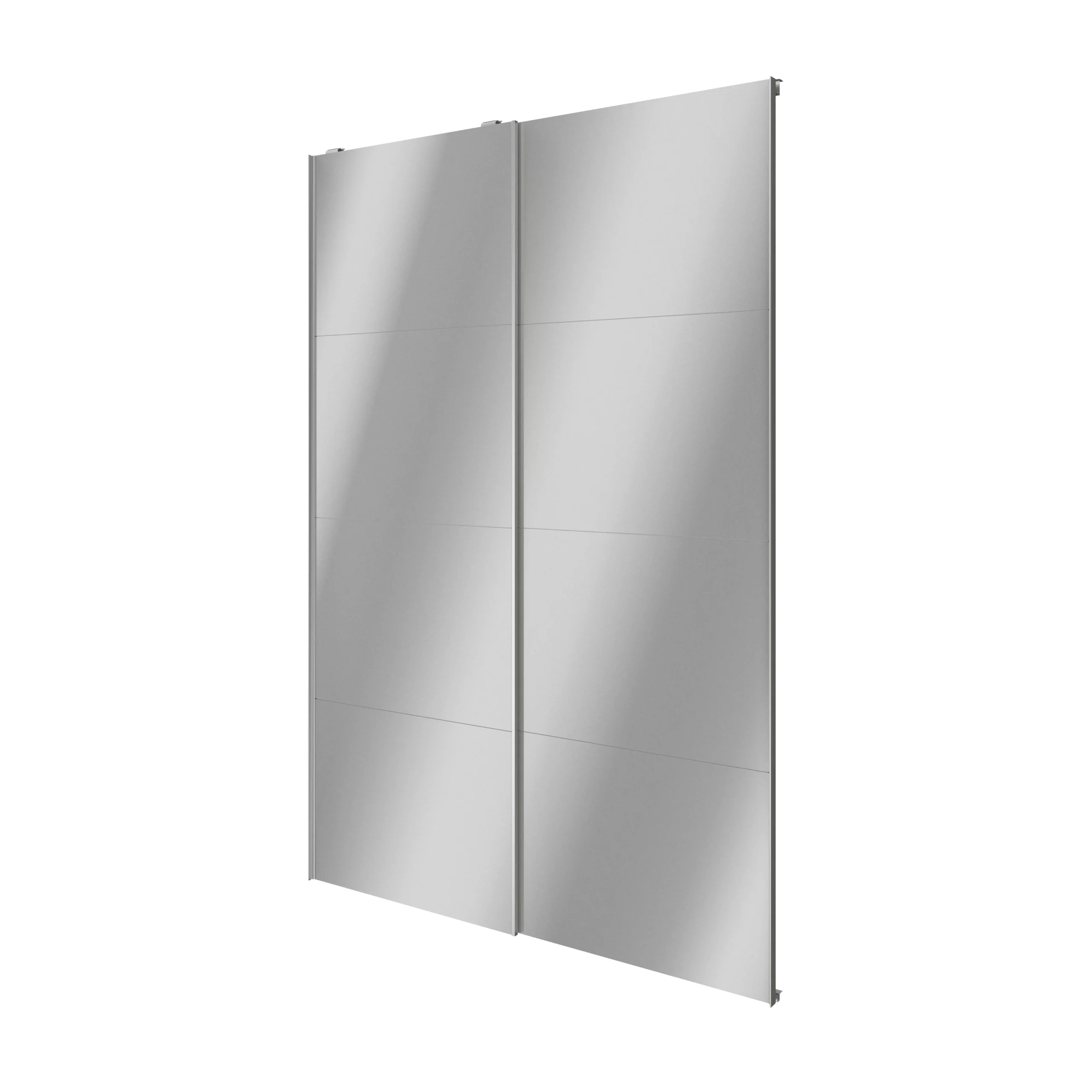 Atomia Mirrored 2 Door Sliding Wardrobe Door Kit (H)2250mm (W)1500mm 5 Atomia Mirrored 2 Door Sliding Wardrobe Door Kit (H)2250mm (W)1500mm - Image 3