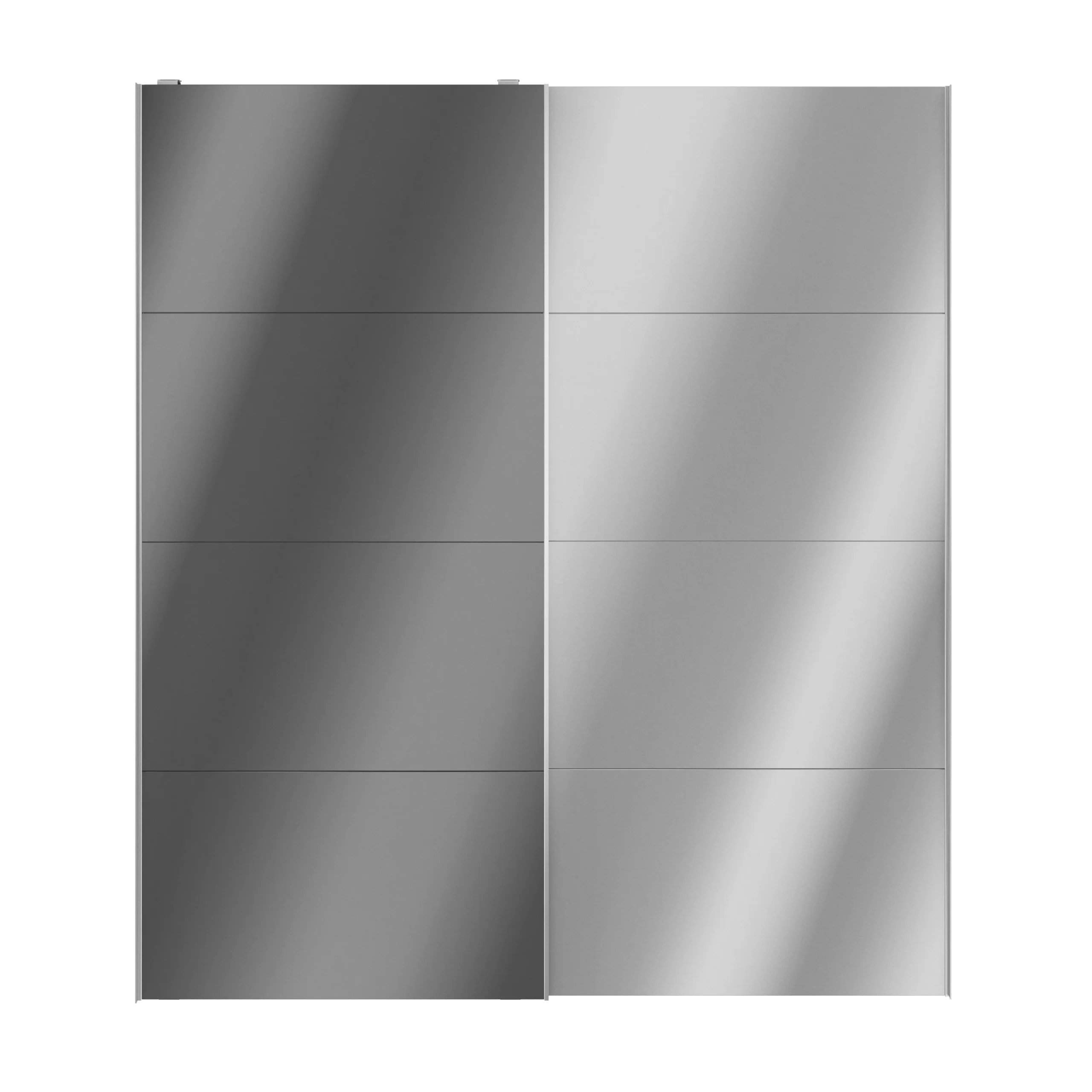Atomia Mirrored Anthracite High Gloss 2 Door Sliding Wardrobe Door Kit (H)2250mm (W)2000mm 5 Atomia Mirrored Anthracite High Gloss 2 Door Sliding Wardrobe Door Kit (H)2250mm (W)2000mm - Image 3