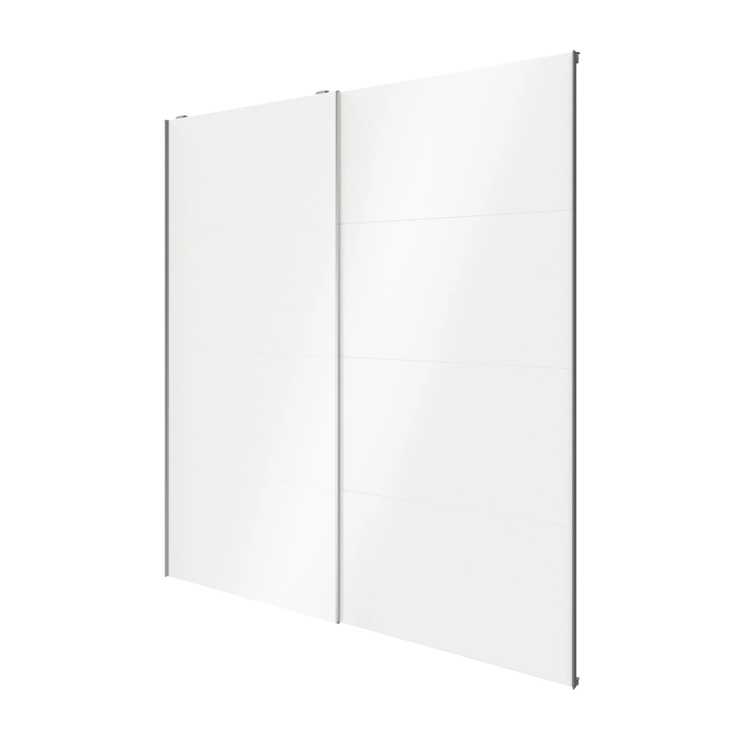 Atomia White High Gloss 2 Door Sliding Wardrobe Door Kit (H)2250mm (W)2000mm 5 Atomia White High Gloss 2 Door Sliding Wardrobe Door Kit (H)2250mm (W)2000mm - Image 3