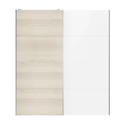 Atomia White Oak Effect 2 Door Sliding Wardrobe Door Kit (H)2250mm (W)2000mm 10 Atomia White Oak Effect 2 Door Sliding Wardrobe Door Kit (H)2250mm (W)2000mm -Trade point atomia white oak effect 2 door sliding wardrobe door kit h 2250mm w 2000mm5059340103464 22c