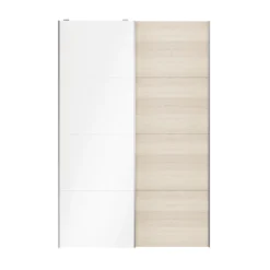 Atomia White Oak Effect High Gloss 2 Door Sliding Wardrobe Door Kit (H)2250mm (W)1500mm 10 Atomia White Oak Effect High Gloss 2 Door Sliding Wardrobe Door Kit (H)2250mm (W)1500mm -Trade point atomia white oak effect high gloss 2 door sliding wardrobe door kit h 2250mm w 1500mm5059340103211 22c