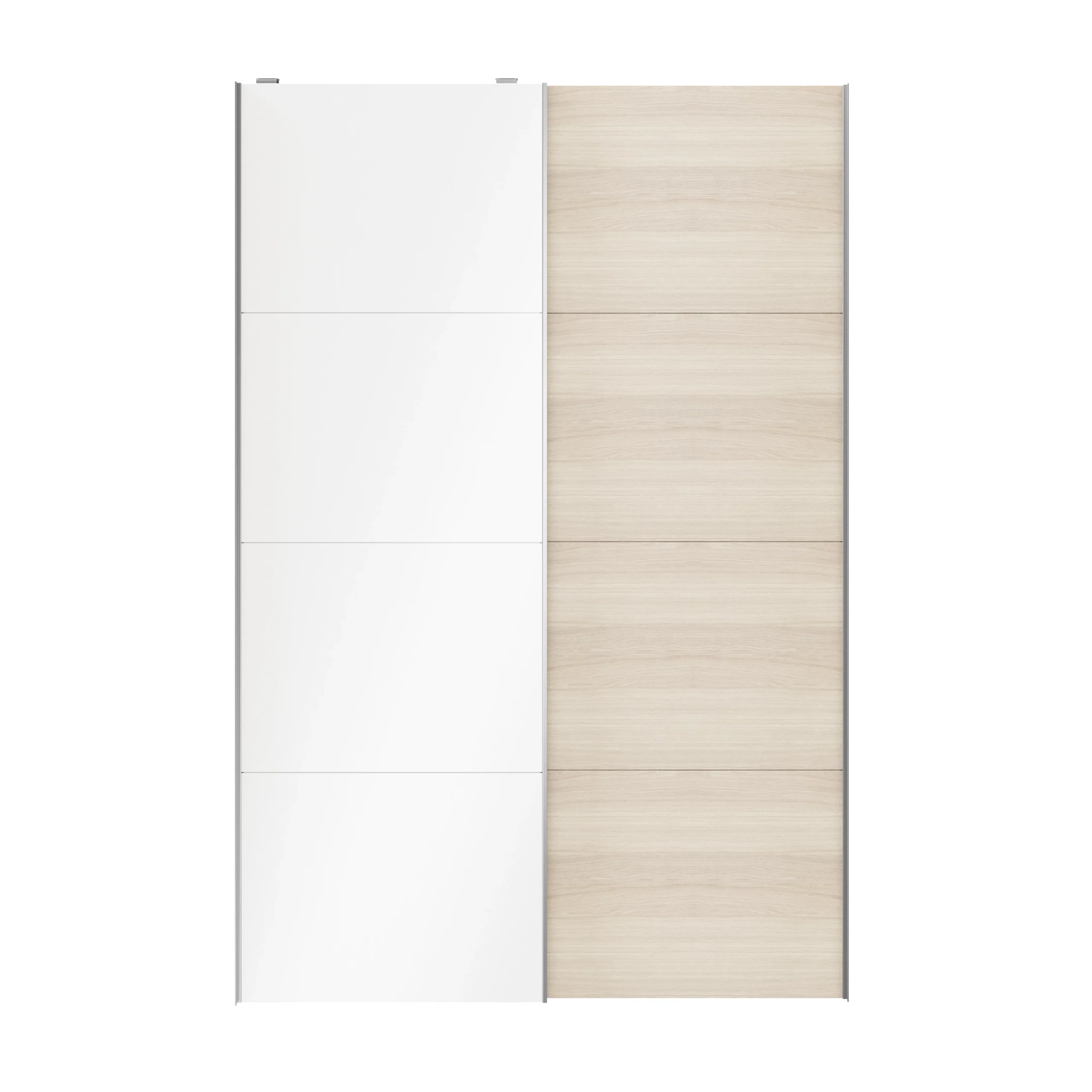 Atomia White Oak Effect High Gloss 2 Door Sliding Wardrobe Door Kit (H)2250mm (W)1500mm 5 Atomia White Oak Effect High Gloss 2 Door Sliding Wardrobe Door Kit (H)2250mm (W)1500mm - Image 3