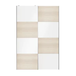 Atomia White Oak Effect High Gloss 2 Door Sliding Wardrobe Door Kit (H)2250mm (W)1500mm 12 Atomia White Oak Effect High Gloss 2 Door Sliding Wardrobe Door Kit (H)2250mm (W)1500mm -Trade point atomia white oak effect high gloss 2 door sliding wardrobe door kit h 2250mm w 1500mm5059340103211 24c