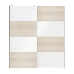Atomia White Oak Effect High Gloss 2 Door Sliding Wardrobe Door Kit (H)2250mm (W)2000mm 13 Atomia White Oak Effect High Gloss 2 Door Sliding Wardrobe Door Kit (H)2250mm (W)2000mm -Trade point atomia white oak effect high gloss 2 door sliding wardrobe door kit h 2250mm w 2000mm5059340103426 24c