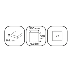 Belukha Grey Matt Stone Effect Porcelain Wall & Floor Tile, Pack Of 3, (L)600mm (W)300mm -Trade point belukha grey matt stone effect porcelain wall floor tile pack of 3 l 600mm w 300mm5059340373911 01t