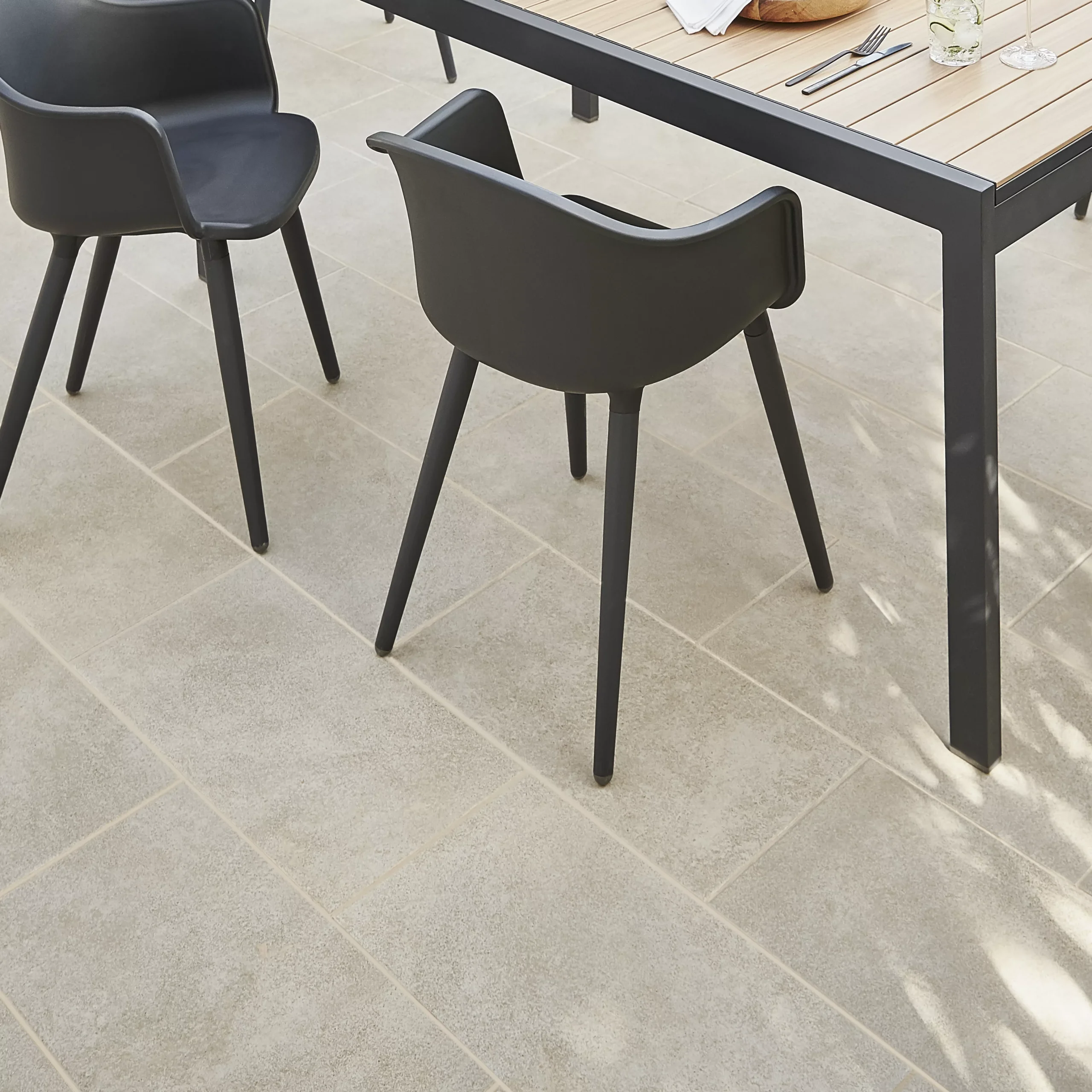 Burgundy Beige Matt Stone Effect Porcelain Outdoor Floor Tile, Pack Of 7, (L)600mm (W)300mm 8 Burgundy Beige Matt Stone Effect Porcelain Outdoor Floor Tile, Pack Of 7, (L)600mm (W)300mm - Image 6