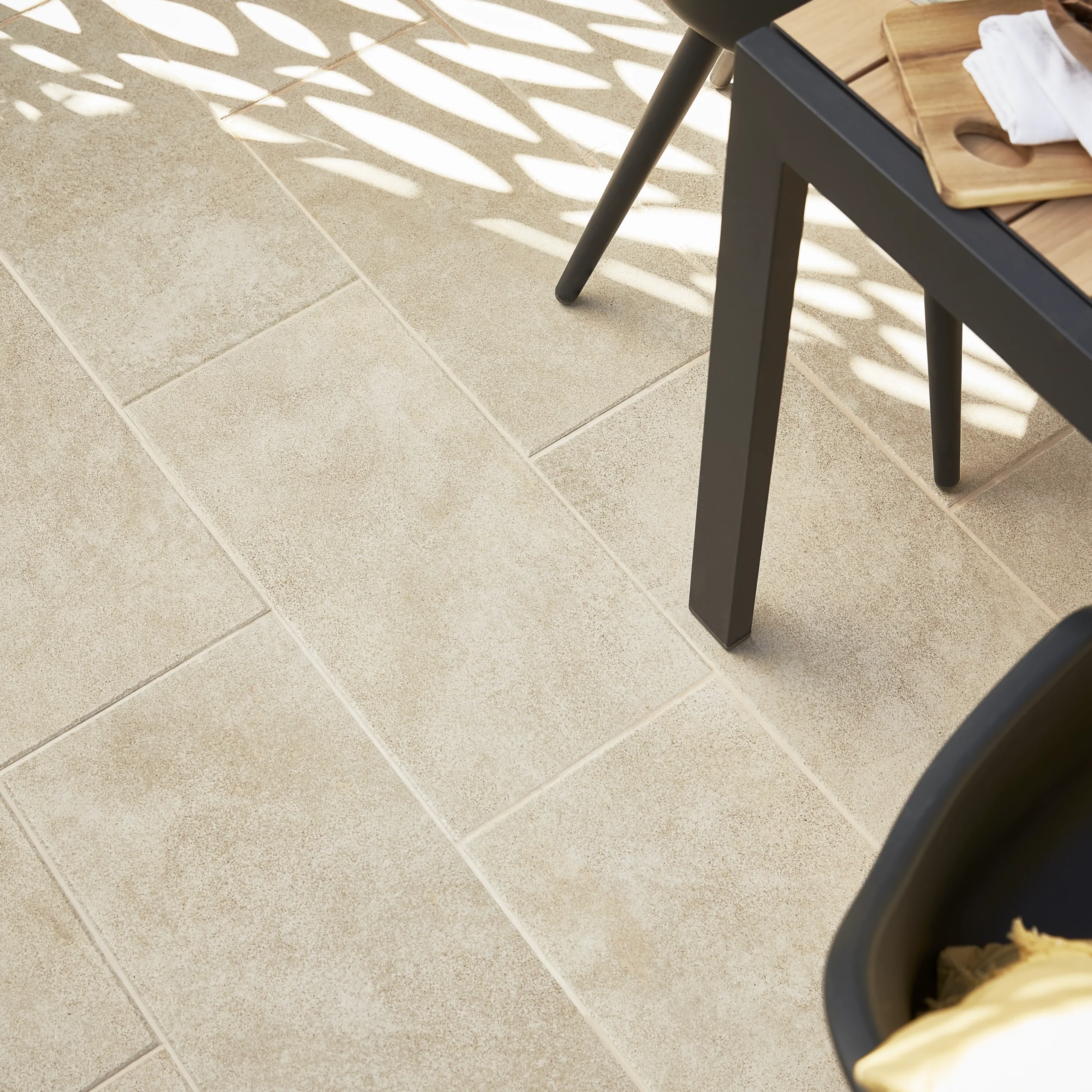 Burgundy Beige Matt Stone Effect Porcelain Outdoor Floor Tile, Pack Of 7, (L)600mm (W)300mm 9 Burgundy Beige Matt Stone Effect Porcelain Outdoor Floor Tile, Pack Of 7, (L)600mm (W)300mm - Image 7