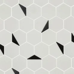 Delicato White Natural Stone & Stainless Steel Mosaic Tile Sheet, (L)306mm (W)332mm 8 Delicato White Natural Stone & Stainless Steel Mosaic Tile Sheet, (L)306mm (W)332mm -Trade point delicato white natural stone stainless steel mosaic tile sheet l 306mm w 332mm5059340194646 21c