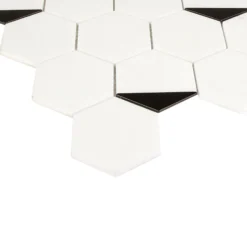 Delicato White Natural Stone & Stainless Steel Mosaic Tile Sheet, (L)306mm (W)332mm 9 Delicato White Natural Stone & Stainless Steel Mosaic Tile Sheet, (L)306mm (W)332mm -Trade point delicato white natural stone stainless steel mosaic tile sheet l 306mm w 332mm5059340194646 36c