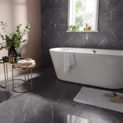 Elegance Grey 3D Decor Marble Effect Ceramic Tile, Pack Of 7, (L)600mm (W)200mm 12 Elegance Grey 3D Decor Marble Effect Ceramic Tile, Pack Of 7, (L)600mm (W)200mm -Trade point elegance grey 3d decor marble effect ceramic tile pack of 7 l 600mm w 200mm5036581065096 01i