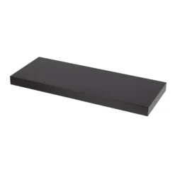 Form Cusko Gloss Black Floating Shelf (L)600mm (D)235mm
