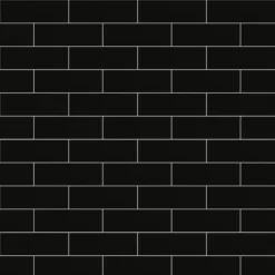 Glina Black Gloss Ceramic Wall Tile, Pack Of 34, (L)297mm (W)97mm -Trade point glina black gloss ceramic wall tile pack of 34 l 297mm w 97mm5036581063153 37c
