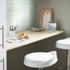 Glina Green Gloss Ceramic Wall Tile, Pack Of 34, (L)297mm (W)97mm