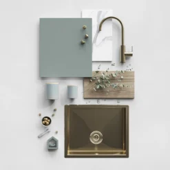 GoodHome 12mm Nepeta Matt White Marble Effect Paper & Resin Square Edge Kitchen Worktop, (L)3000mm -Trade point goodhome 12mm nepeta matt white marble effect paper resin square edge kitchen worktop l 3000mm5059340441979 07i