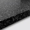GoodHome 38mm Berberis Gloss Black Star Effect Chipboard & Laminate Square Edge Kitchen Worktop, (L)3000mm -Trade point goodhome 38mm berberis gloss black star effect chipboard laminate square edge kitchen worktop l 3000mm3663602634911 01c