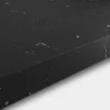 GoodHome 38mm Kala Matt Black Stone Effect Chipboard & Laminate Square Edge Kitchen Breakfast Bar, (L)2000mm