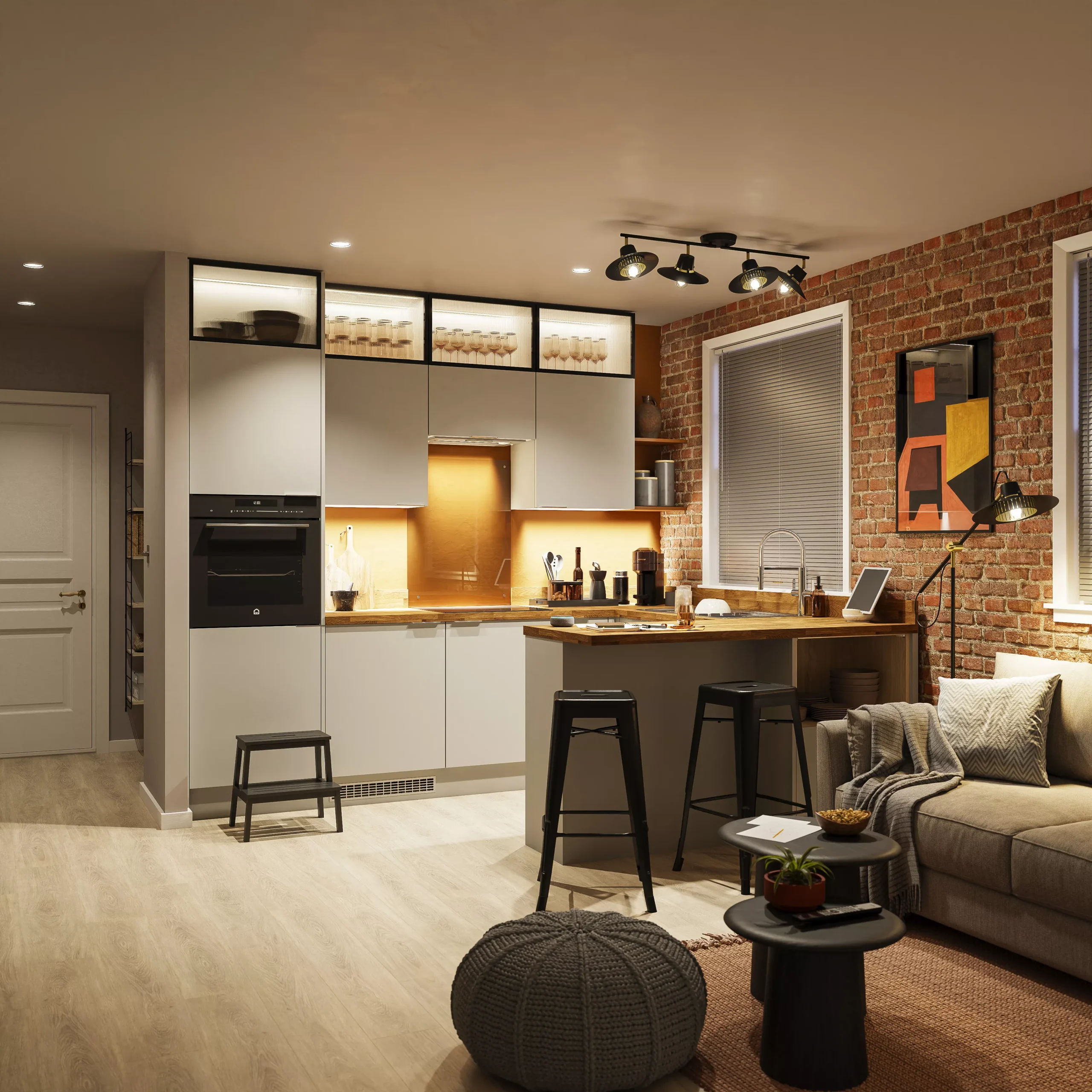 GoodHome 38mm Kala Matt Honey Wood Effect Chipboard & Laminate Square Edge Kitchen Worktop, (L)3000mm 9 GoodHome 38mm Kala Matt Honey Wood Effect Chipboard & Laminate Square Edge Kitchen Worktop, (L)3000mm - Image 7