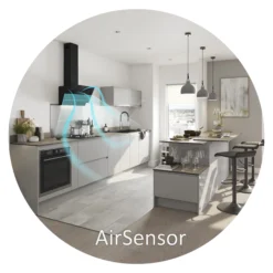 GoodHome AirSensor GHAG60ASBL Black Steel & Glass Angled Cooker Hood (W)59.8cm - Black 18 GoodHome AirSensor GHAG60ASBL Black Steel & Glass Angled Cooker Hood (W)59.8cm - Black -Trade point goodhome airsensor ghag60asbl black steel glass angled cooker hood w 59 8cm black5059340445984 10i