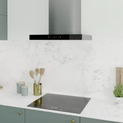 GoodHome AirSensor GHBH60ASBL Glass Box Cooker Hood (W)60cm 24 GoodHome AirSensor GHBH60ASBL Glass Box Cooker Hood (W)60cm -Trade point goodhome airsensor ghbh60asbl glass box cooker hood w 60cm5059340445946 02i