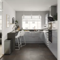 GoodHome Alisma High Gloss Grey Slab Standard End Panel (H)2010mm (W)570mm, Pair 18 GoodHome Alisma High Gloss Grey Slab Standard End Panel (H)2010mm (W)570mm, Pair -Trade point goodhome alisma high gloss grey slab standard end panel h 2010mm w 570mm pair3663602652960 20i