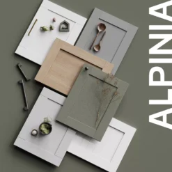 GoodHome Alpinia Matt Green Painted Wood Effect Shaker Appliance Cabinet Door (W)600mm (H)543mm (T)18mm -Trade point goodhome alpinia matt green painted wood effect shaker appliance cabinet door w 600mm h 543mm t 18mm5059340440101 06i