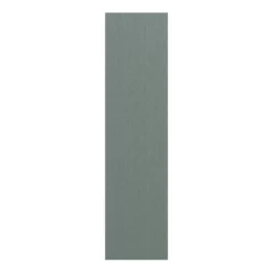 GoodHome Alpinia Matt Green Painted Wood Effect Shaker Tall Clad On End Panel (H)2400mm (W)610mm