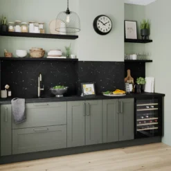 GoodHome Alpinia Matt Green Painted Wood Effect Shaker Tall Wall Cabinet Door (W)150mm (H)895mm (T)18mm 13 GoodHome Alpinia Matt Green Painted Wood Effect Shaker Tall Wall Cabinet Door (W)150mm (H)895mm (T)18mm -Trade point goodhome alpinia matt green painted wood effect shaker tall wall cabinet door w 150mm h 895mm t 18mm5059340147093 20i