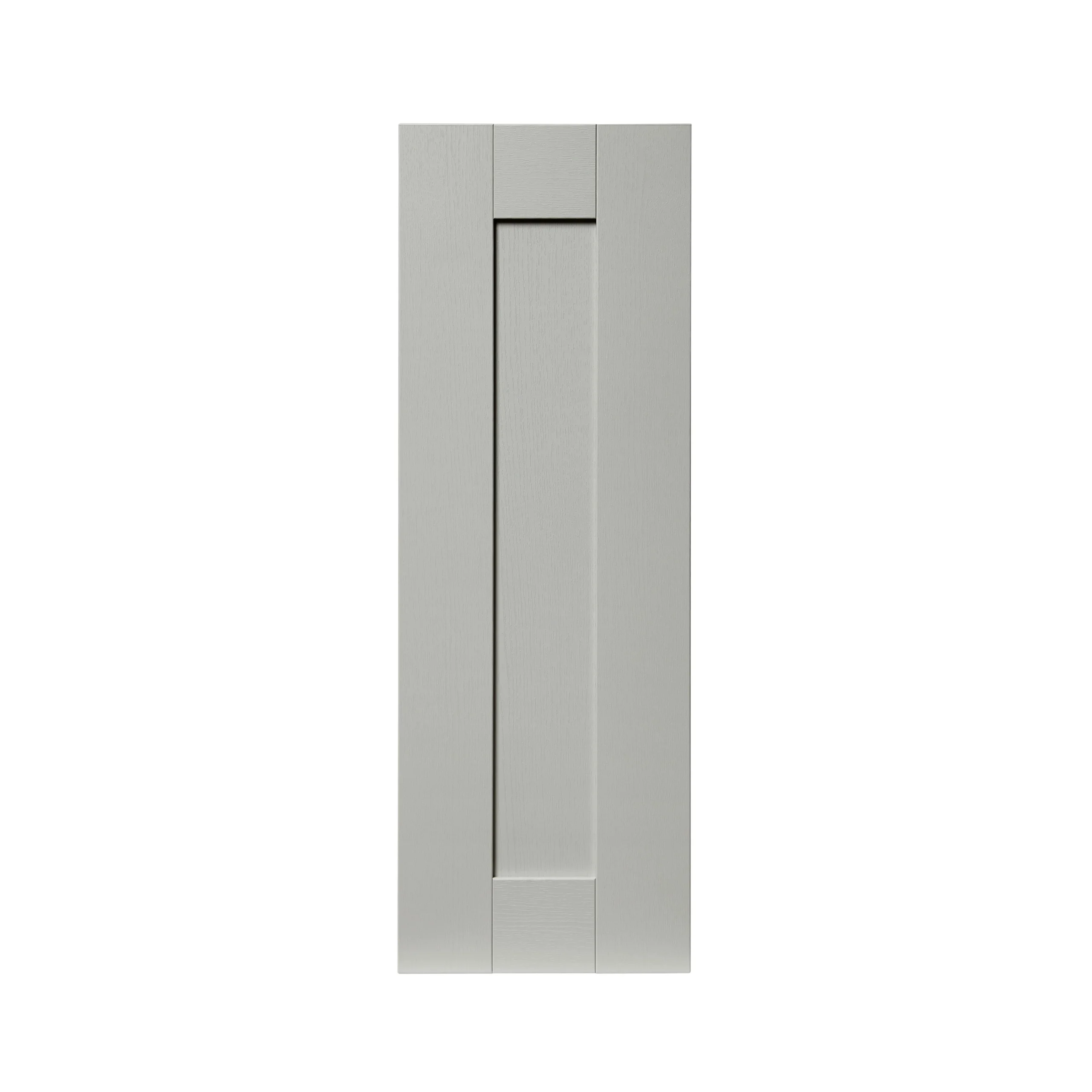 GoodHome Alpinia Matt Grey Painted Wood Effect Shaker Highline Cabinet Door (W)250mm (H)715mm (T)18mm 3 GoodHome Alpinia Matt Grey Painted Wood Effect Shaker Highline Cabinet Door (W)250mm (H)715mm (T)18mm