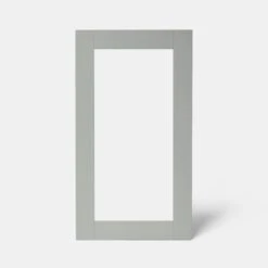 GoodHome Alpinia Matt Grey Painted Wood Effect Shaker Tall Glazed Cabinet Door (W)500mm (H)895mm (T)18mm 12 GoodHome Alpinia Matt Grey Painted Wood Effect Shaker Tall Glazed Cabinet Door (W)500mm (H)895mm (T)18mm -Trade point goodhome alpinia matt grey painted wood effect shaker tall glazed cabinet door w 500mm h 895mm t 18mm3663602645894 02c