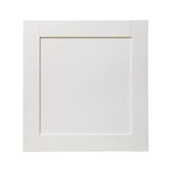 GoodHome Alpinia Matt Ivory Painted Wood Effect Shaker Appliance Cabinet Door (W)600mm (H)626mm (T)18mm