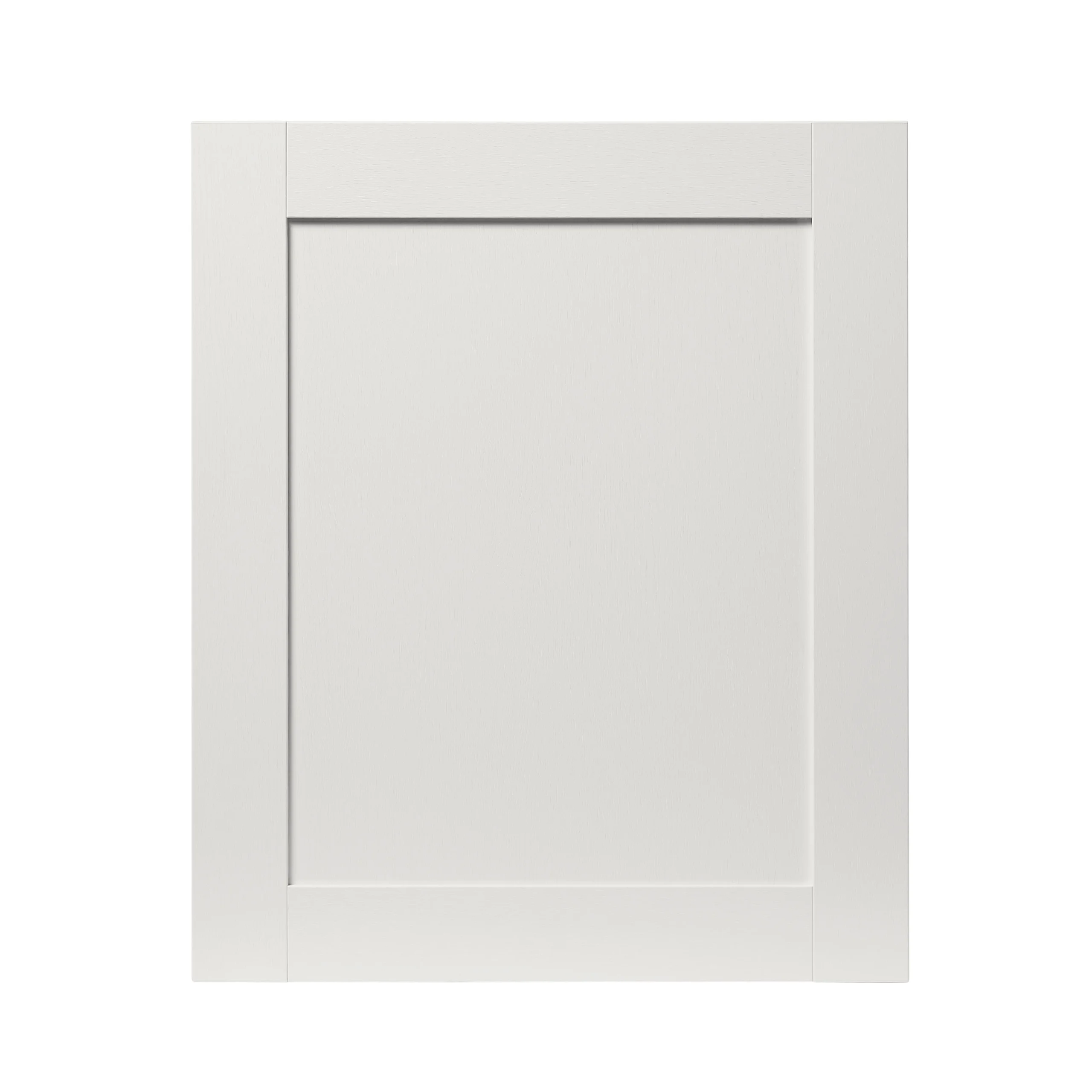 GoodHome Alpinia Matt Ivory Painted Wood Effect Shaker Highline Cabinet Door (W)600mm (H)715mm (T)18mm 3 GoodHome Alpinia Matt Ivory Painted Wood Effect Shaker Highline Cabinet Door (W)600mm (H)715mm (T)18mm