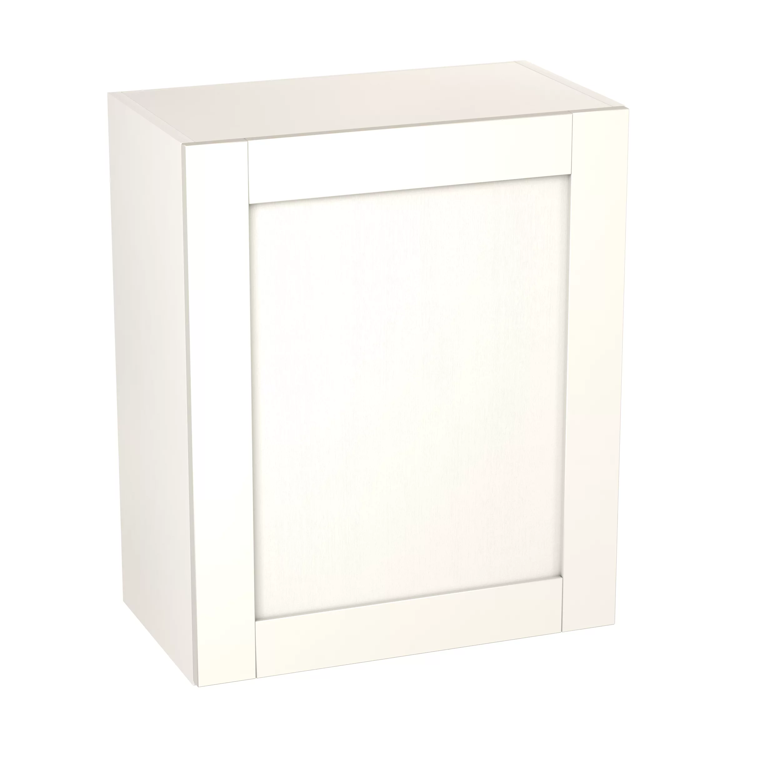 GoodHome Alpinia Matt Ivory Painted Wood Effect Shaker Wall Kitchen Cabinet (W)600mm (H)720mm 3 GoodHome Alpinia Matt Ivory Painted Wood Effect Shaker Wall Kitchen Cabinet (W)600mm (H)720mm