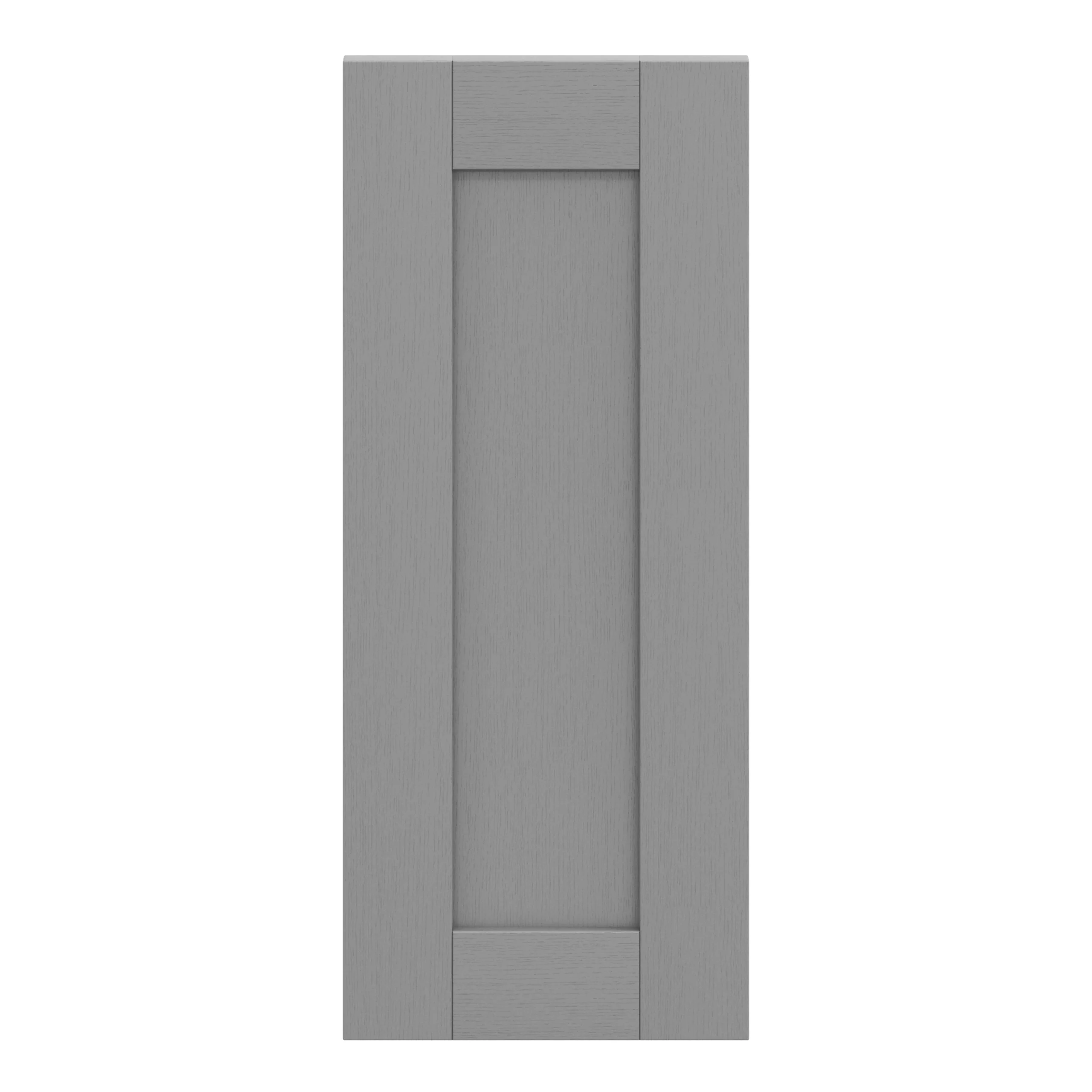 GoodHome Alpinia Matt Slate Grey Painted Wood Effect Shaker Highline Cabinet Door (W)300mm (H)715mm (T)18mm 3 GoodHome Alpinia Matt Slate Grey Painted Wood Effect Shaker Highline Cabinet Door (W)300mm (H)715mm (T)18mm