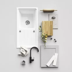 GoodHome Alpinia Matt Slate Grey Painted Wood Effect Shaker Standard Appliance Filler Panel (H)115mm (W)597mm -Trade point goodhome alpinia matt slate grey painted wood effect shaker standard appliance filler panel h 115mm w 597mm5059340129648 06i