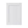 GoodHome Alpinia Matt White Tongue & Groove Shaker Highline Cabinet Door (W)500mm (H)715mm (T)18mm