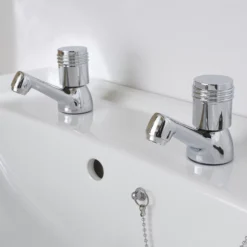 GoodHome Annagh Contemporary Basin Pillar Tap 13 GoodHome Annagh Contemporary Basin Pillar Tap -Trade point goodhome annagh contemporary basin pillar tap3663602662365 04bq