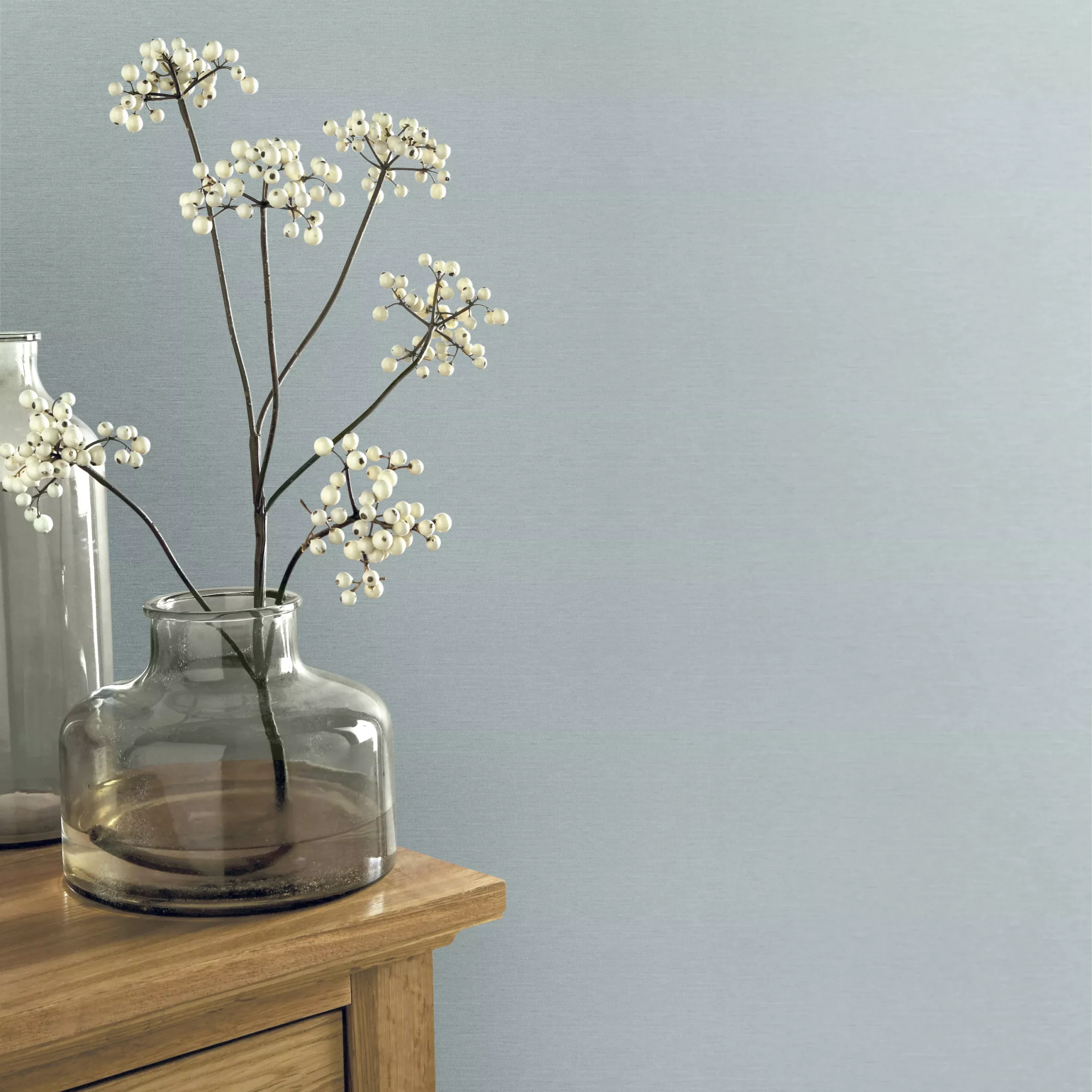 GoodHome Arceau Green Fabric Effect Textured Wallpaper 5 GoodHome Arceau Green Fabric Effect Textured Wallpaper - Image 3