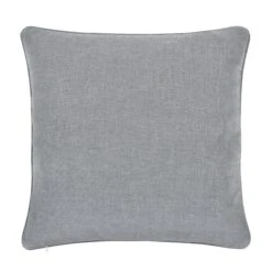 GoodHome Arntzen Grey Plain Indoor Cushion (L)55cm X (W)55cm