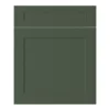 GoodHome Artemisia Matt Dark Green Shaker Drawerline Door & Drawer Front, (W)600mm (H)715mm (T)18mm -Trade point goodhome artemisia matt dark green shaker drawerline door drawer front w 600mm h 715mm t 18mm5059340443485 01c