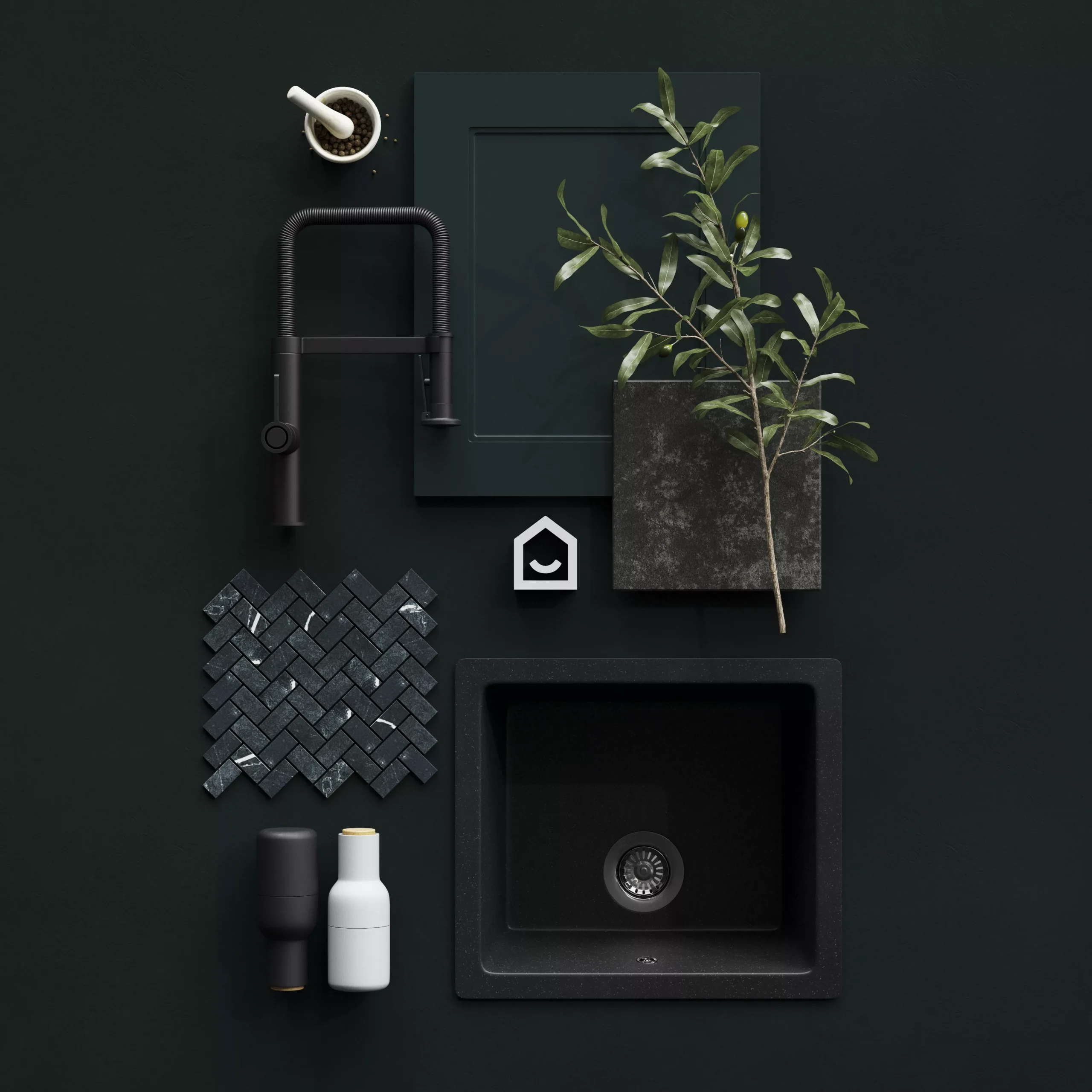GoodHome Artemisia Matt Dark Green Shaker Drawerline Door & Drawer Front, (W)600mm (H)715mm (T)18mm 10 GoodHome Artemisia Matt Dark Green Shaker Drawerline Door & Drawer Front, (W)600mm (H)715mm (T)18mm - Image 8