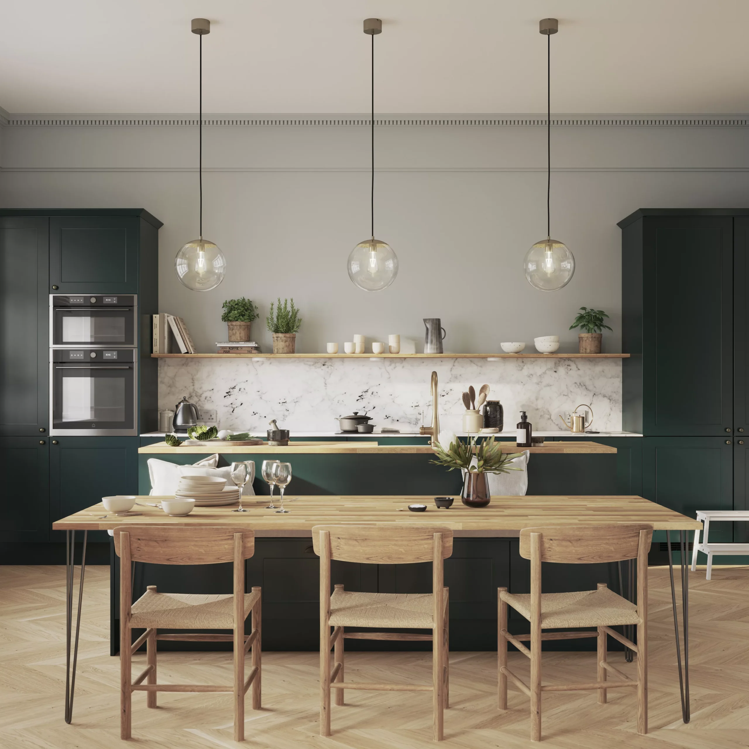 GoodHome Artemisia Matt Dark Green Shaker Drawerline Door & Drawer Front, (W)600mm (H)715mm (T)18mm 6 GoodHome Artemisia Matt Dark Green Shaker Drawerline Door & Drawer Front, (W)600mm (H)715mm (T)18mm - Image 4